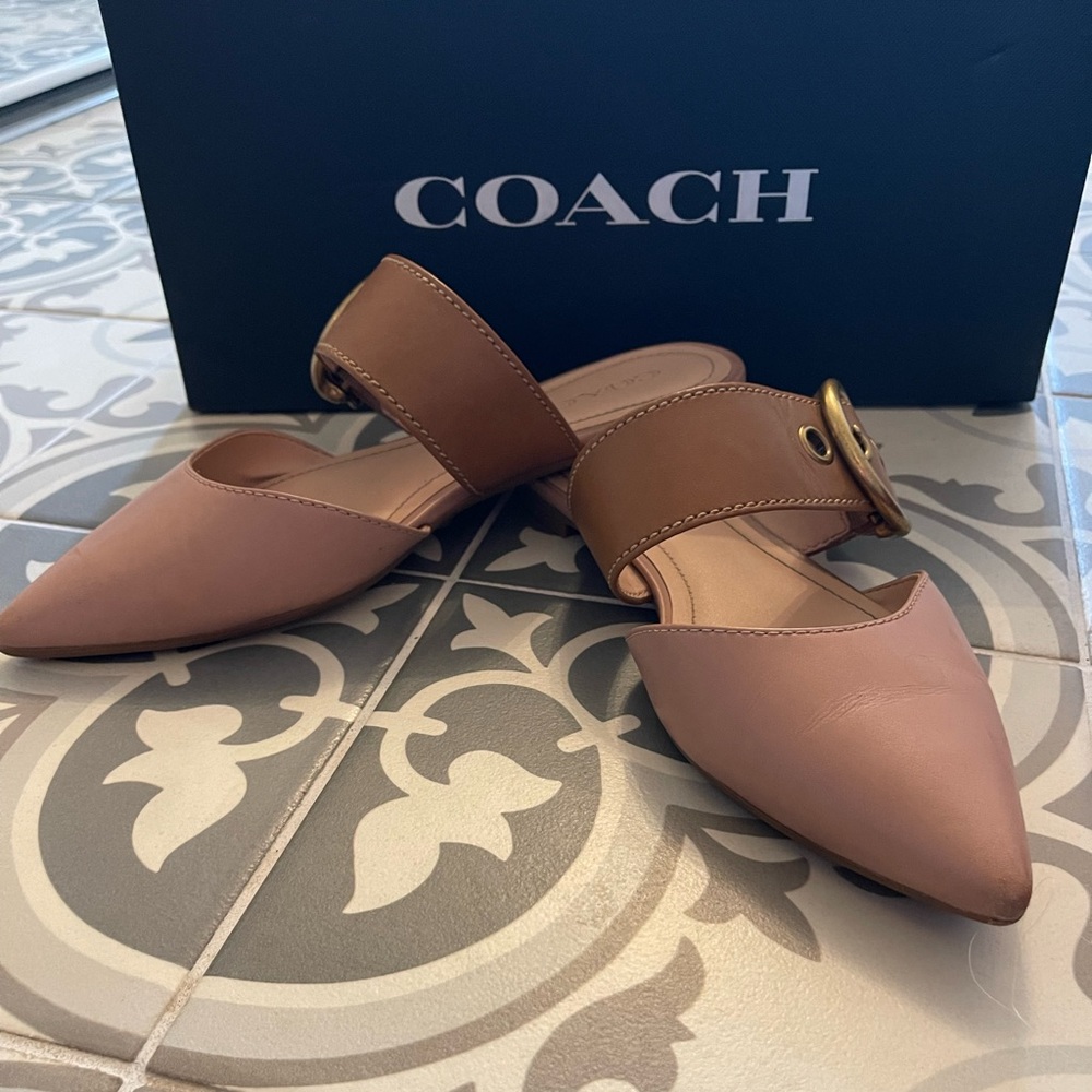 Coach Mule Pink shoes